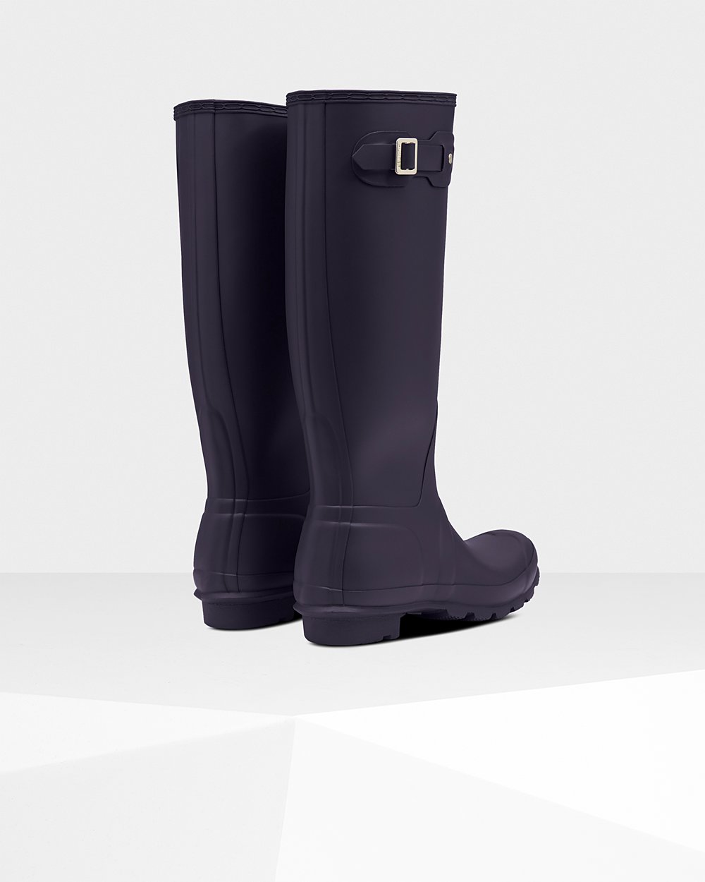 Womens Hunter Tall Rain Boots Purple - Original - 8072346-QF